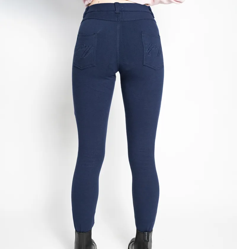 Horseware Ladies Cody Riding Trousers - Navy - 24R-2